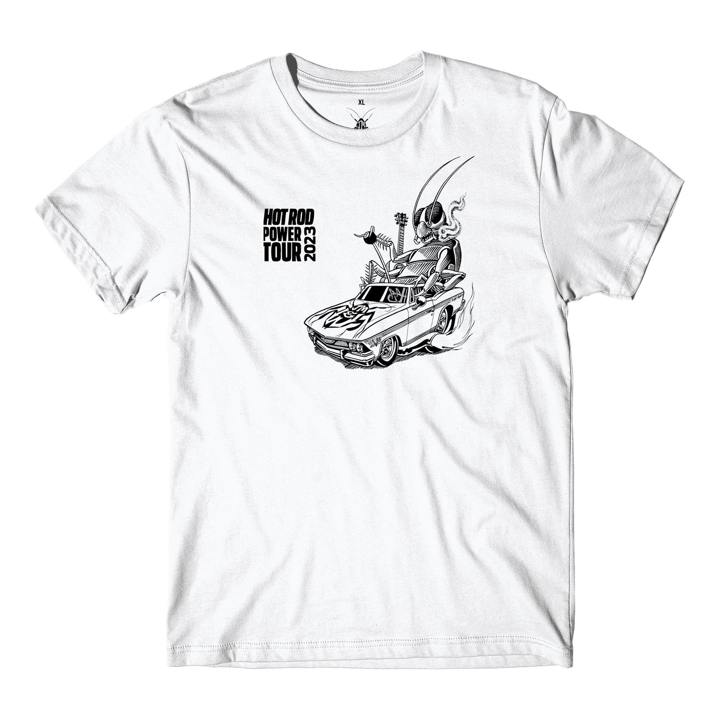 HOT ROD POWER TOUR ROACH ROADSTER - T-SHIRT - MEN - WHITE