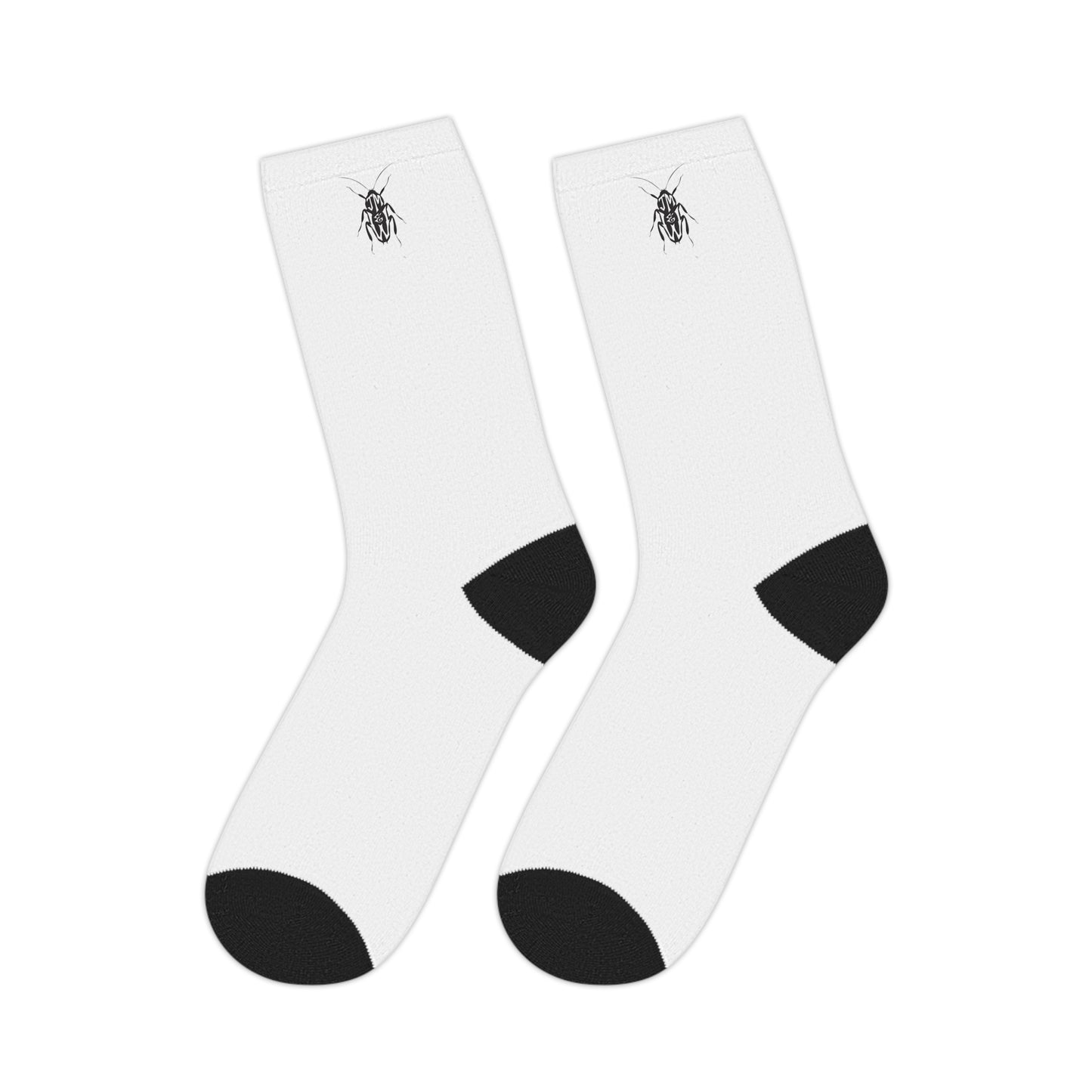 White Mid-length Roach Socks